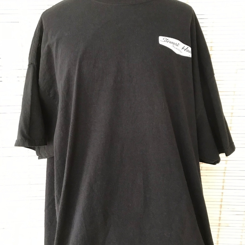 Stewart Haas 2XL Chevy Black NASCAR Racing T-Shirt Cars Chevrolet
